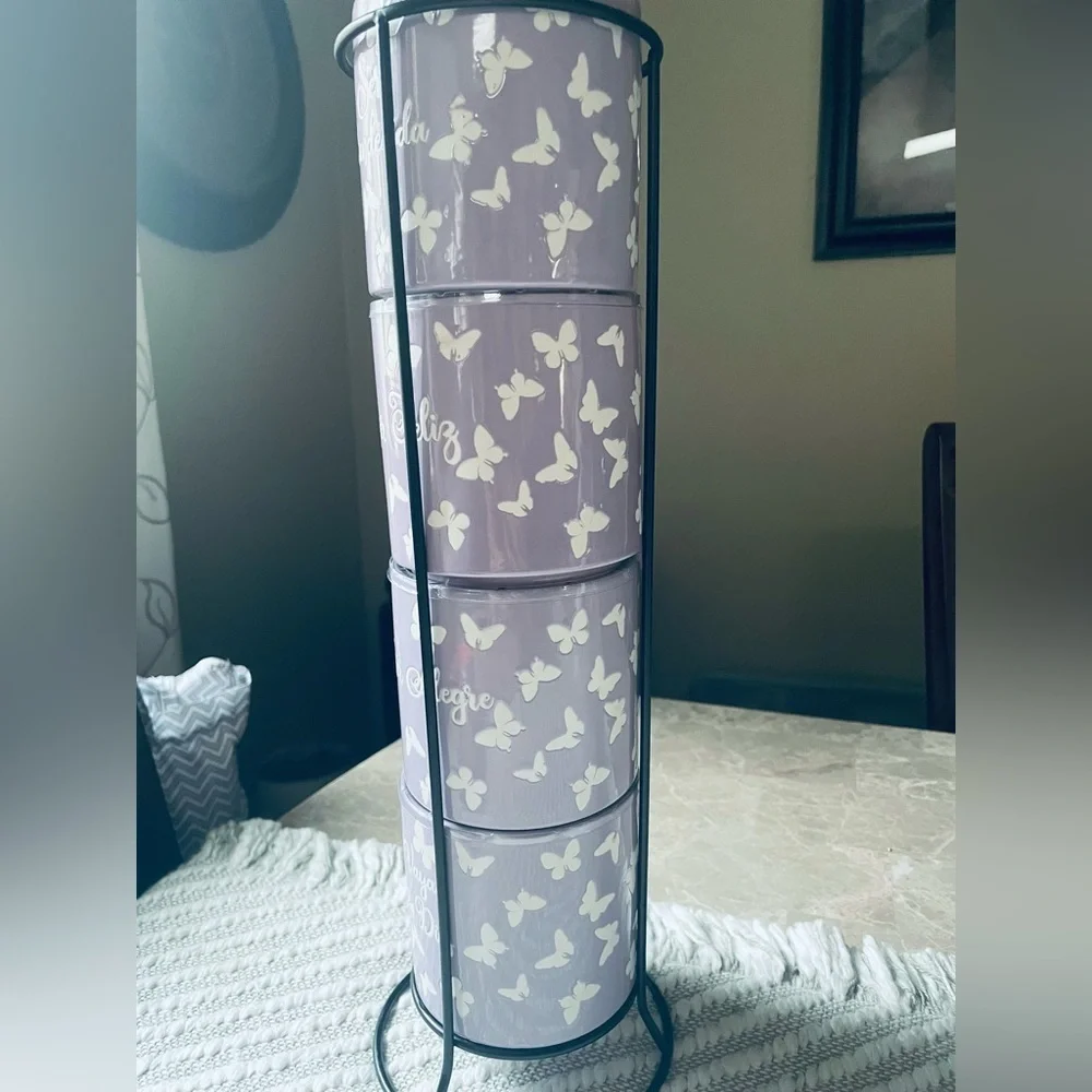 Signature Purple Stackable Mug Set